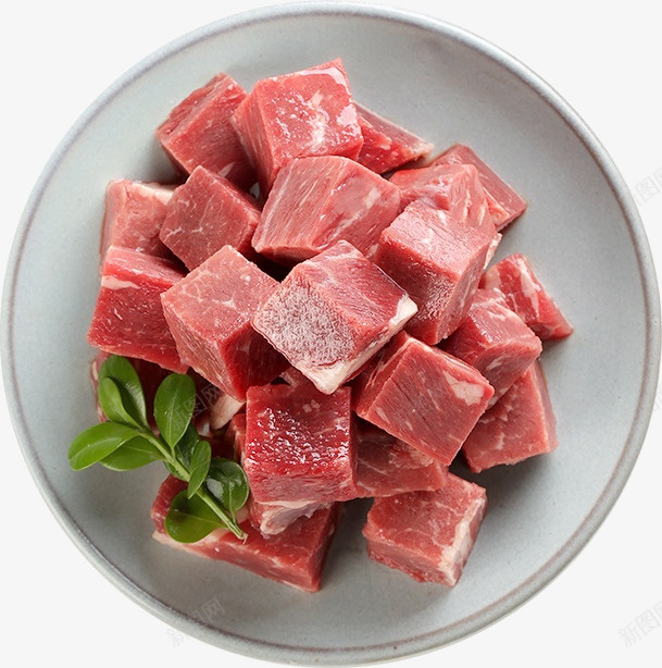 新鲜食材切块的肉png免抠素材_88icon https://88icon.com 切块的肉 新鲜 肉丁 食材