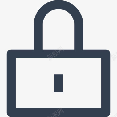 警卫锁锁着的对象挂锁隐私保护安图标图标