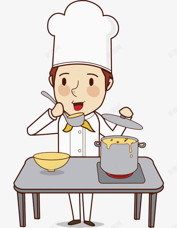 品汤的厨师图png免抠素材_88icon https://88icon.com 厨师 品尝 大厨 帅气的 手绘 煤气灶 煲汤 男人