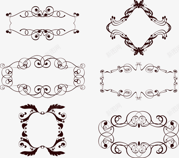 欧式花纹边框底纹矢量图ai免抠素材_88icon https://88icon.com 底纹矢量 欧式花纹 矢量素材 矢量花纹 素材 花纹矢量 花纹边框 边框矢量 边框花纹 矢量图