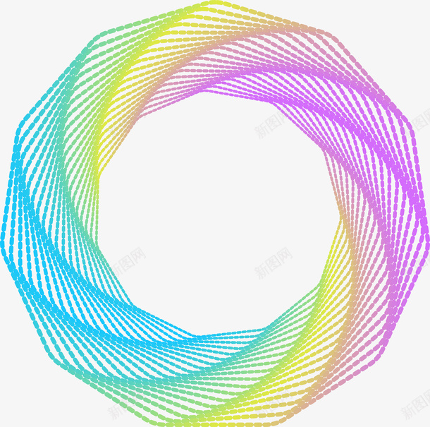 卡通手绘彩色的渐变圈png免抠素材_88icon https://88icon.com 创意 动漫动画 卡通 彩色的渐变圈 手绘 艺术