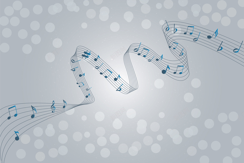 灰白背景的音乐会广告背景矢量图ai设计背景_88icon https://88icon.com 五线谱 几何圆点 屏保 手机屏保 音乐 音乐会 音乐会广告 音乐会广告背景 音符 矢量图