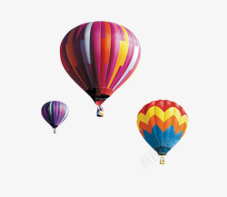 热气球立体漂浮装饰免费素材