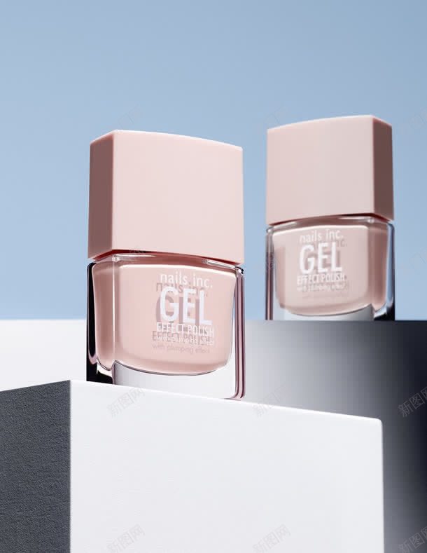 蓝灰色化妆品粉色瓶子jpg设计背景_88icon https://88icon.com 化妆品 灰色 瓶子 粉色