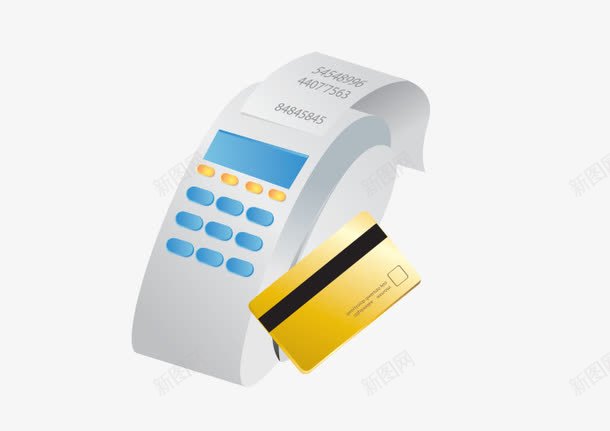 金融图形png免抠素材_88icon https://88icon.com POS机 卡通 扫码 金融 银行卡