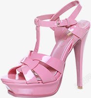 粉色摩登高跟鞋女鞋素材