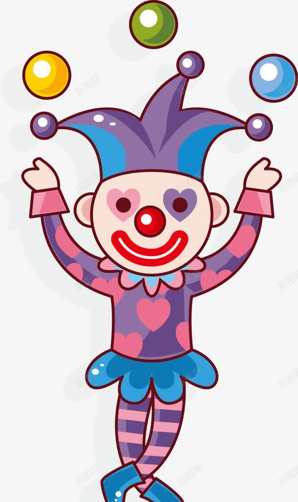 小丑扔球杂技表演元素png免抠素材_88icon https://88icon.com joker 小丑 扔球矢量 抛球 杂技 表演