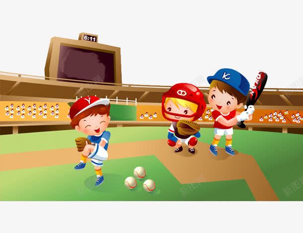 棒球选手png免抠素材_88icon https://88icon.com 动漫 可爱 小小棒球选手 棒球 棒球场 棒球棍