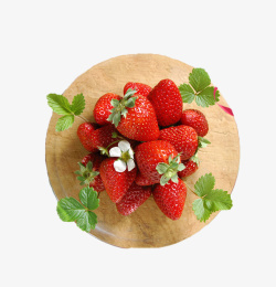天然有机纯天然生态草莓高清图片