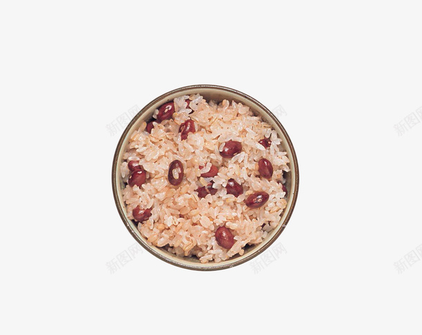 一碗红色红豆蒸大米饭png免抠素材_88icon https://88icon.com 主食 白米饭 白饭 米饭 红色 红豆蒸饭 蒸米饭 食物 饭碗