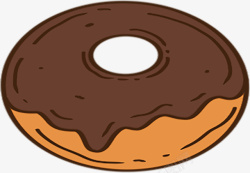 圆圆的巧克力素材