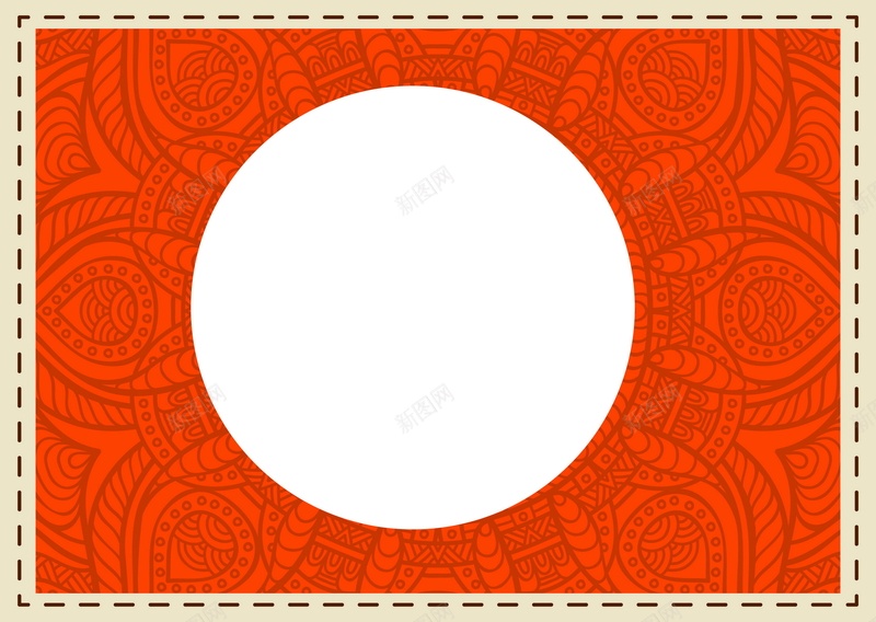橙色花纹矢量图ai设计背景_88icon https://88icon.com 底纹 橙色 白色 纹理 花纹 质感 矢量图