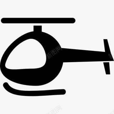 螺旋烛台直升机的轮廓图标图标