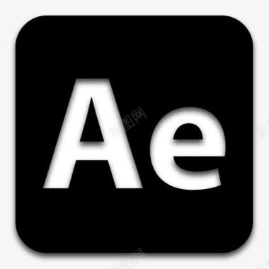什么应用程序应用程序Adobe后效黑色图标图标