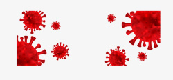 新型冠状病毒矢量图素材
