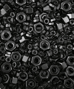 黑色重金属螺圈质感背景图背景