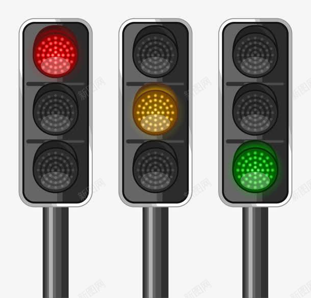 手绘红绿灯png免抠素材_88icon https://88icon.com 交通信号灯 手绘 红灯停绿灯行 红绿灯