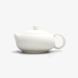 德化白瓷茶壶西施壶素材