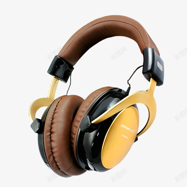 产品实物黄色头戴式耳机png免抠素材_88icon https://88icon.com 产品实物 头戴式耳机 黄色