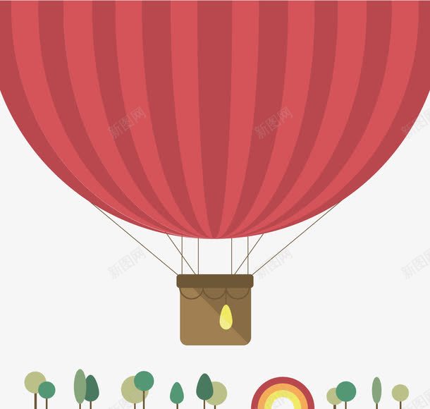 背景装饰图案热气球卡通元素png免抠素材_88icon https://88icon.com 卡通元素 扁平化 热气球 背景装饰图案