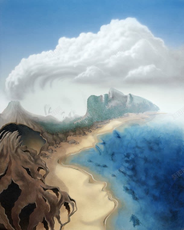 海边的脸jpg设计背景_88icon https://88icon.com 其它类别 创意 图片素材 底纹背景 梦境 海边 海边的脸图片 海边的脸图片素材下载 背景花边 脸