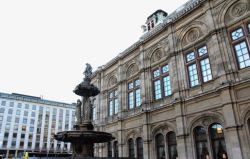 著名景点维也纳国家歌剧院素材