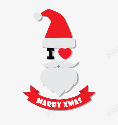 圣诞节元素png免抠素材_88icon https://88icon.com 喜爱 圣诞老人 帽子