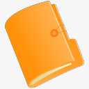 文件文件夹橙色文件纸文档文件夹素材