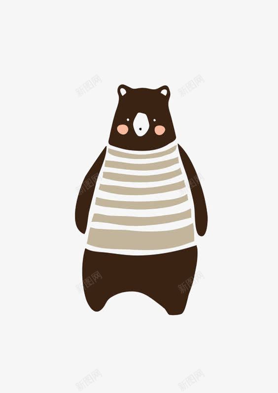 黑熊png免抠素材_88icon https://88icon.com 动物 卖萌 卡通 手绘