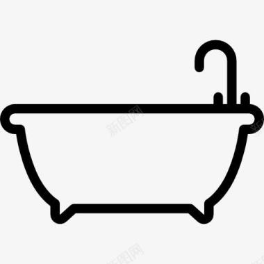 洗手浴缸图标图标