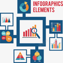 扁平化信息图表素材