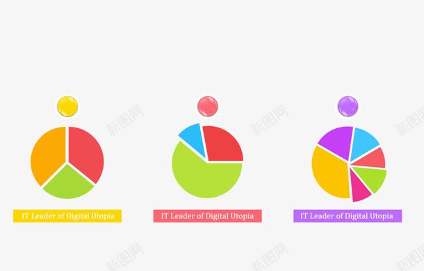 圆形比例彩色分析图png免抠素材_88icon https://88icon.com 分析图 分析图ps 彩色 比例 素材