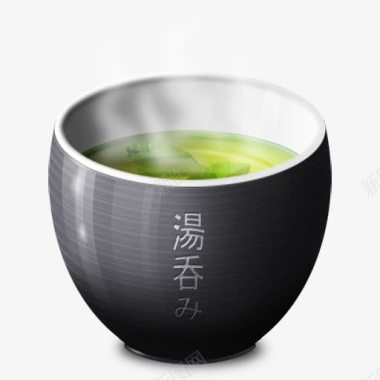 中国风茶杯喝茶图标图标