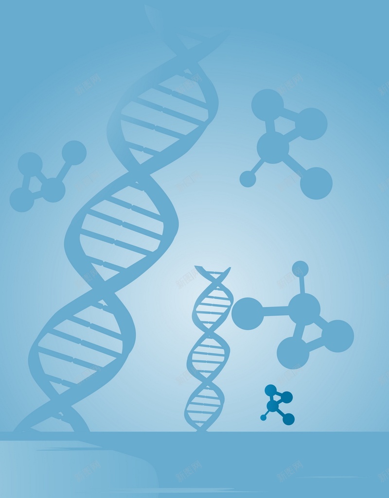 蓝色基因矢量图ai设计背景_88icon https://88icon.com DNA 基因 蓝色 螺旋 螺纹 矢量图