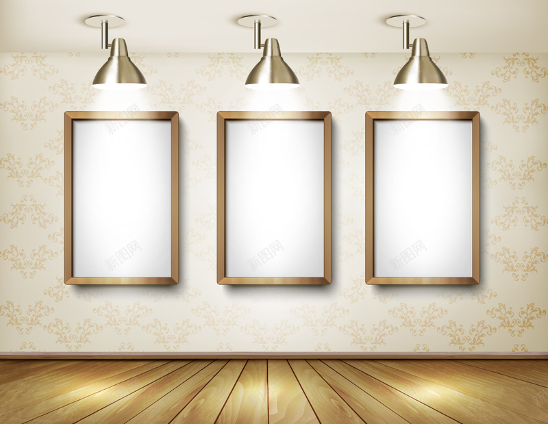 舞台背景图矢量图ai设计背景_88icon https://88icon.com 地板 展示板 灯光 白色 背景墙开心 舞台 矢量图