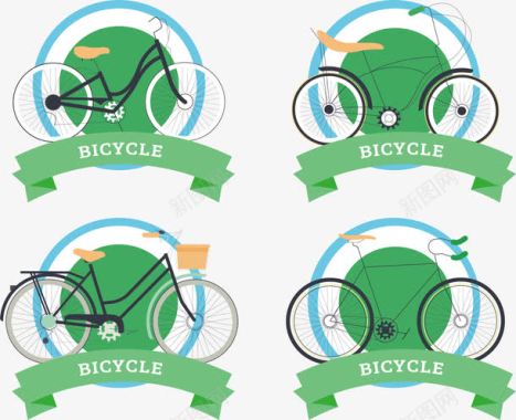 运动logo绿色骑行logo图标图标
