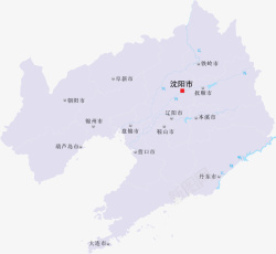 辽宁省地图辽宁省地图矢量图高清图片