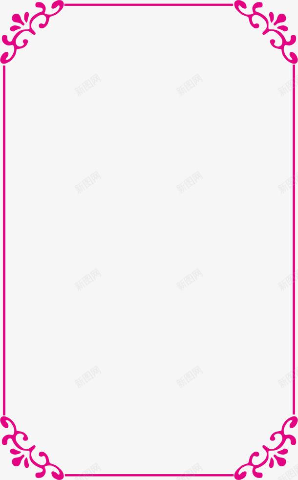花纹边框png免抠素材_88icon https://88icon.com 中国风边框 卡通 竖条边框 竖着边框 花纹 边框