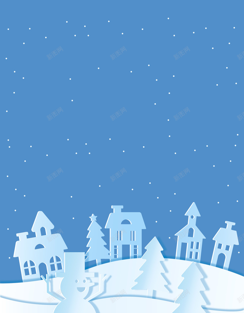 白色立体圣诞节可爱剪纸矢量图ai设计背景_88icon https://88icon.com 唯美 圣诞 浪漫 白色 立体圣诞 立体房子 蓝色 设计 设计元素 矢量图