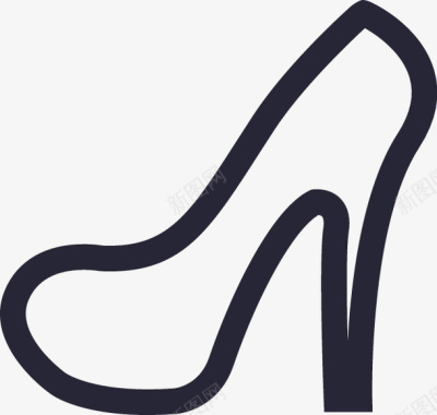 icon女鞋1矢量图图标图标