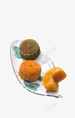 中秋节传统民俗食物素材