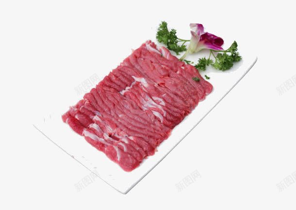 羊肉片png免抠素材_88icon https://88icon.com 瘦肉 盘子 羊肉 羊肉片