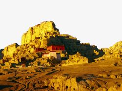 旅游景区西藏古格王朝遗址素材