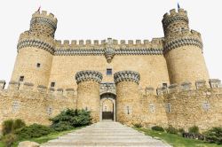 鎽勫奖椋熺墿铡熸枡雄伟的欧式城堡建筑高清图片
