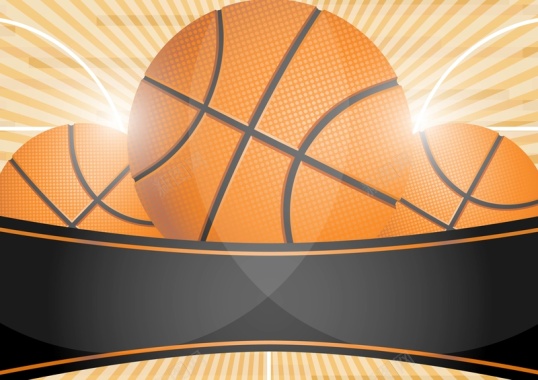 篮球比赛海报背景矢量图背景