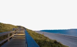 德国北海海岸步行桥素材