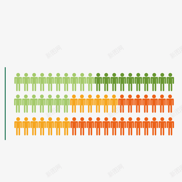 彩色人群分析矢量图ai免抠素材_88icon https://88icon.com 分析 商务 彩色 素材 矢量图