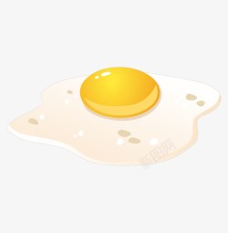 卡通鸡蛋煎蛋素材