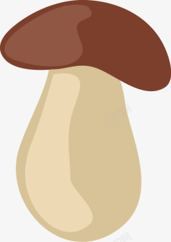 手绘卡通大蘑菇素材
