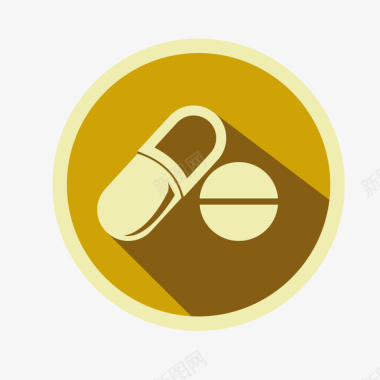 手绘罐头胶囊和药丸图标图图标